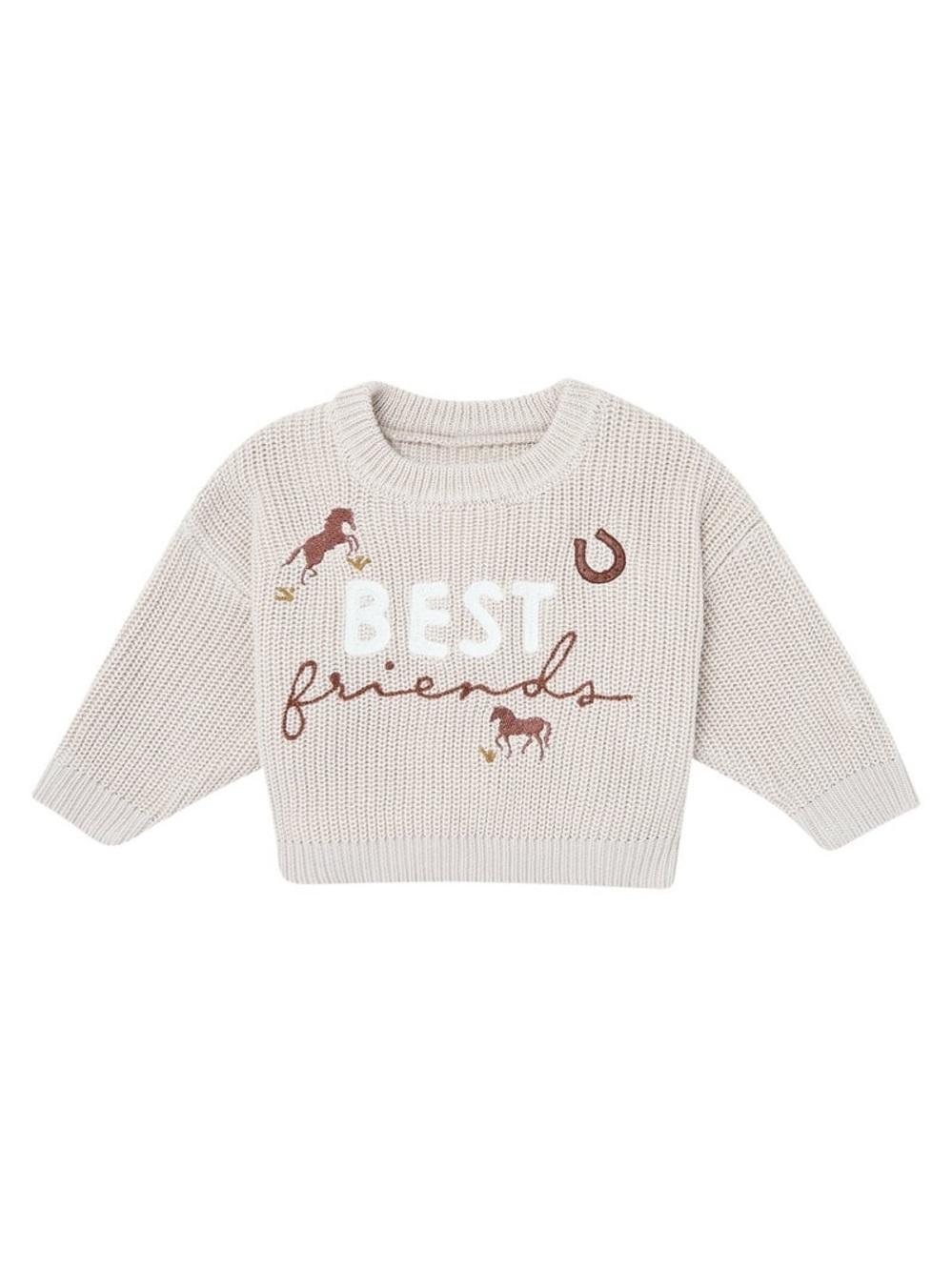 Modern Moments by Gerber Best Friends Embroidered Sweater Size 0-3M